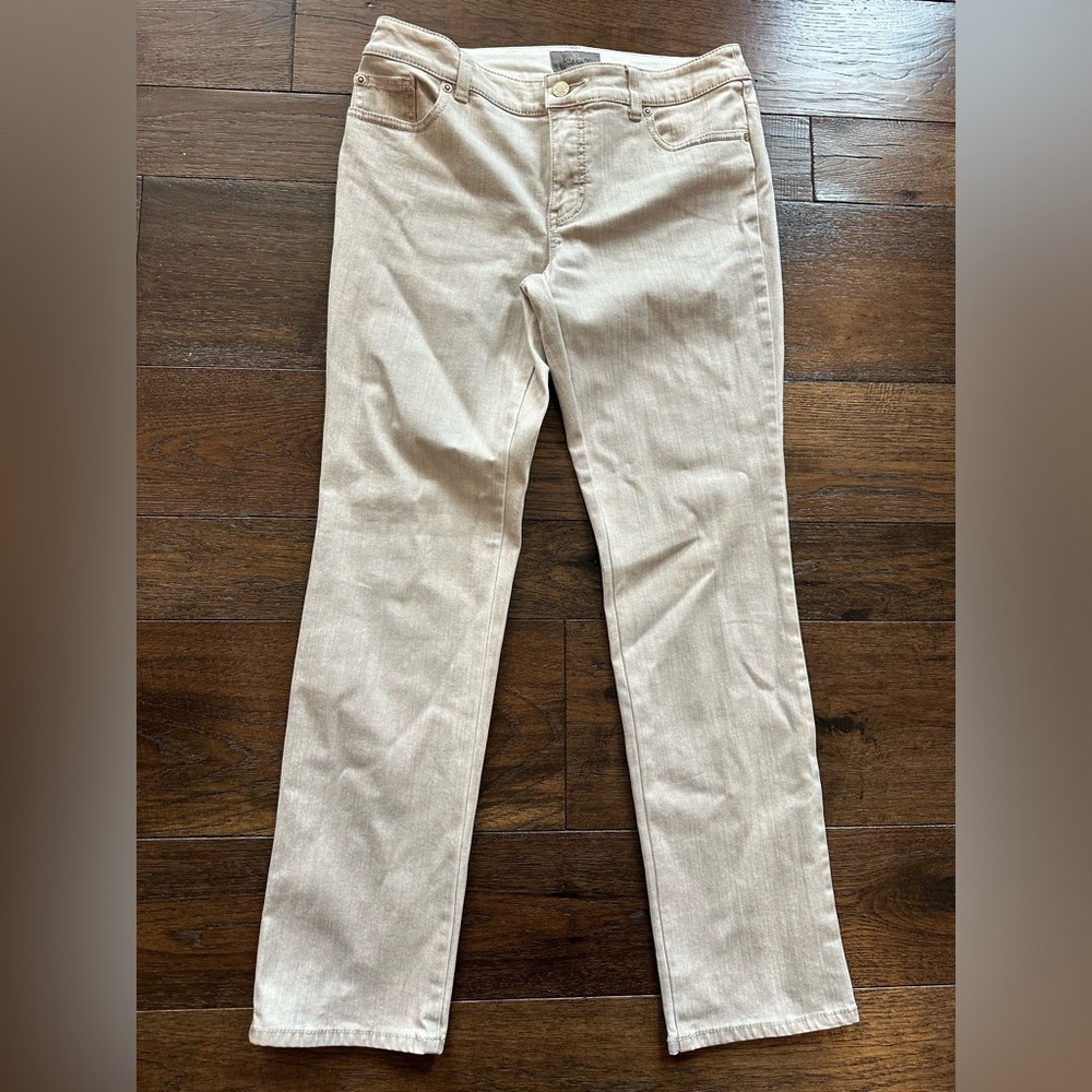 SO Slimming Tan Jeans by Chico’s- size .5